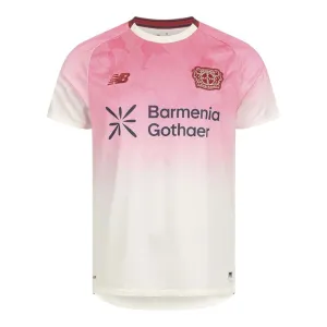 Bayer Leverkusen 2025/26 Away Kids' Jersey - Pink/White
