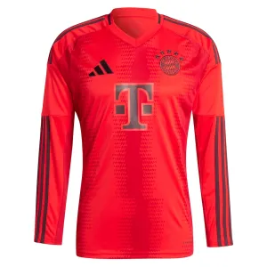Bayern Munich 2024/25 Maglia Casa Maniche Lunghe Replica - Rosso