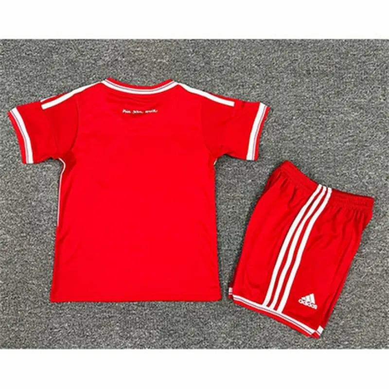 Bayern München 2013-14 Kinder-Heim-Retro-Trikot - Rot