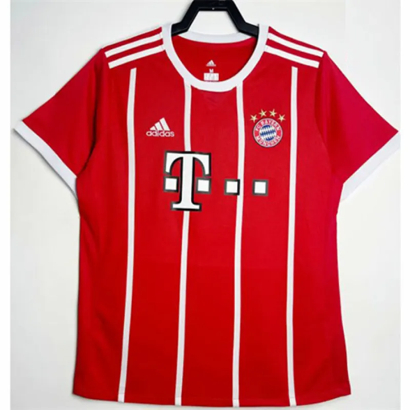 Bayern Munich 2017-18 Home Retro Kit - Red