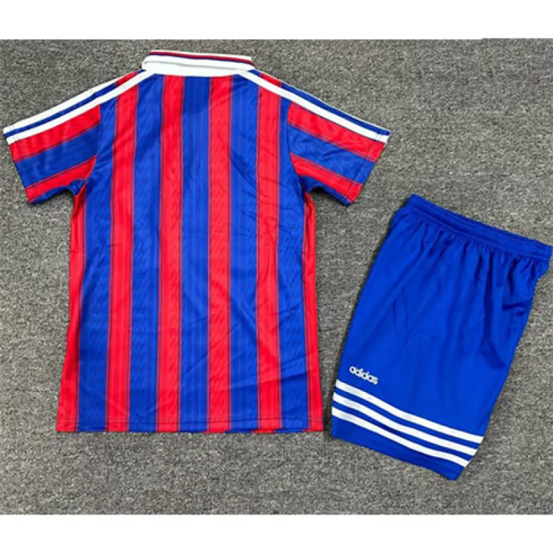 Bayern Munich 1995 - 1997 Kids' Home Retro Kit - Blue and Red