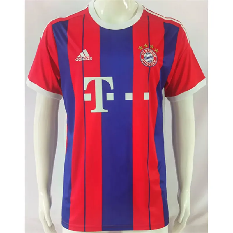 Jersey retro local del Bayern Munich 2014 - 2015 - Azul y Rojo