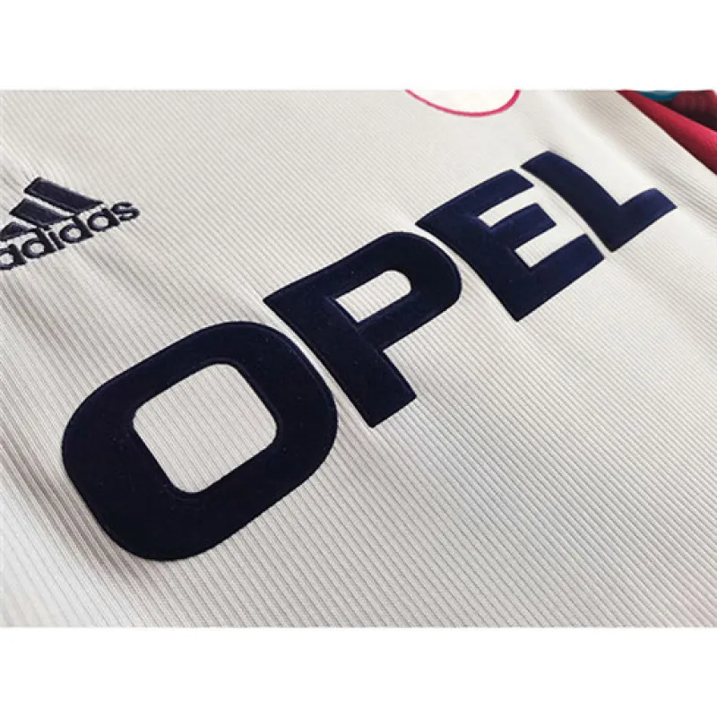Jersey retro de visita del Bayern Munich 1998 - 1999 - Gris y Blanco