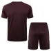 Bayern München 2024/25 braunes Trainingsjersey und Shorts