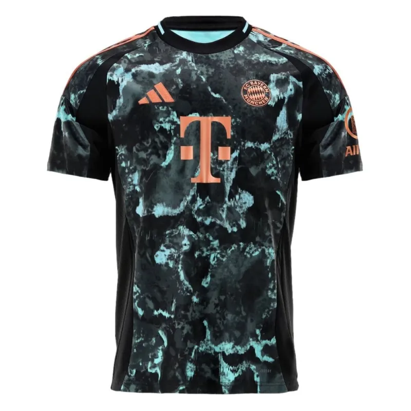 FC Bayern München 2024/25 Auswärtsspielshirt - Spielerversion, Schwarz