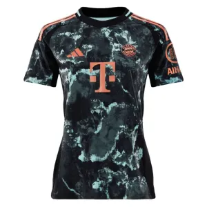 FC Bayern Munich 2024/25 Women's Away Jersey - Fan Version, Black