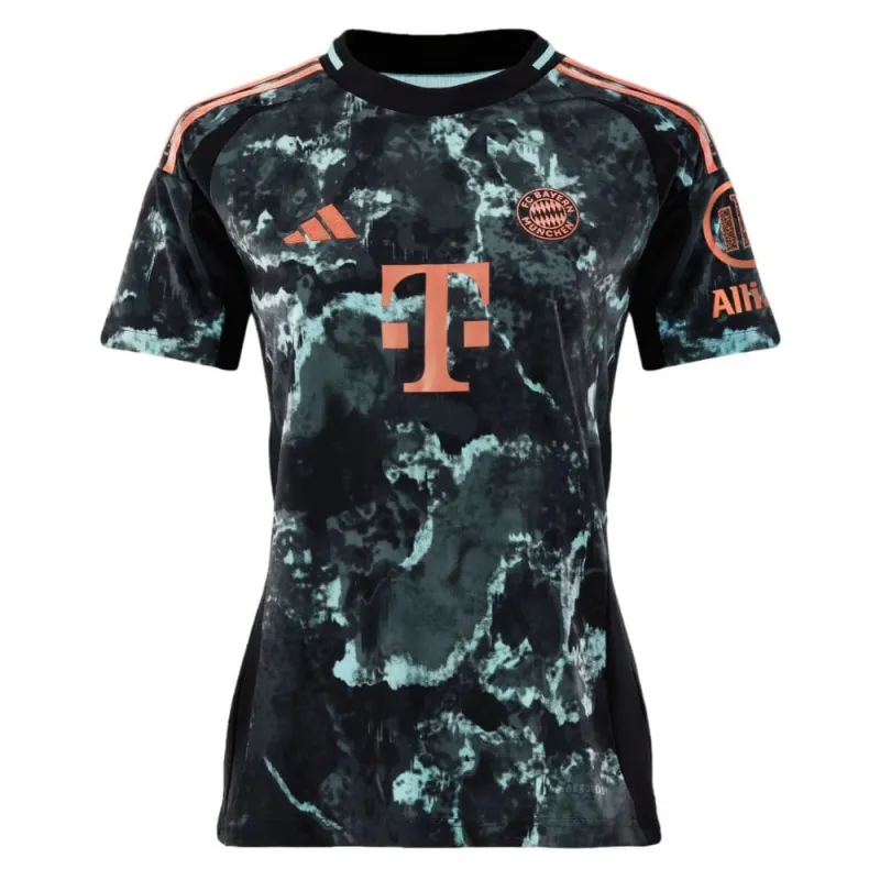FC Bayern Munich 2024/25 Women's Away Jersey - Fan Version, Black