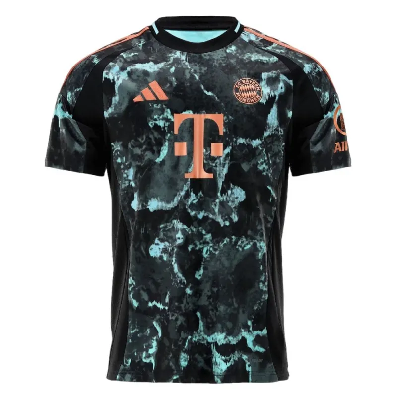 FC Bayern München 2024/25 Kinder Auswärtsspielshirt - Spielerversion, Schwarz