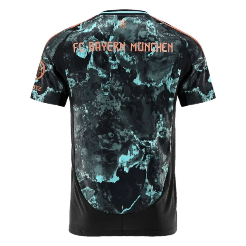 FC Bayern München 2024/25 Kinder Auswärtsspielshirt - Spielerversion, Schwarz