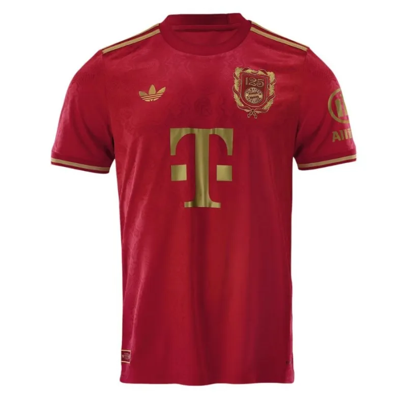 Maillot du 125e Anniversaire de Bayern Munich - Version Supporter (Rouge)