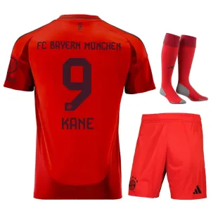 Kit Étoile Junior Domicile Bayern Munich 2024/25 - Version Supporter (Rouge, Kane)
