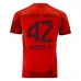 Kids' 2024/25 Bayern Munich Home Kit with Musiala - Fan Version (Red)