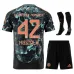 Kit Fuori Casa Junior Bayern Munich 2024/25 con Musiala - Versione Tifoso (Nero)