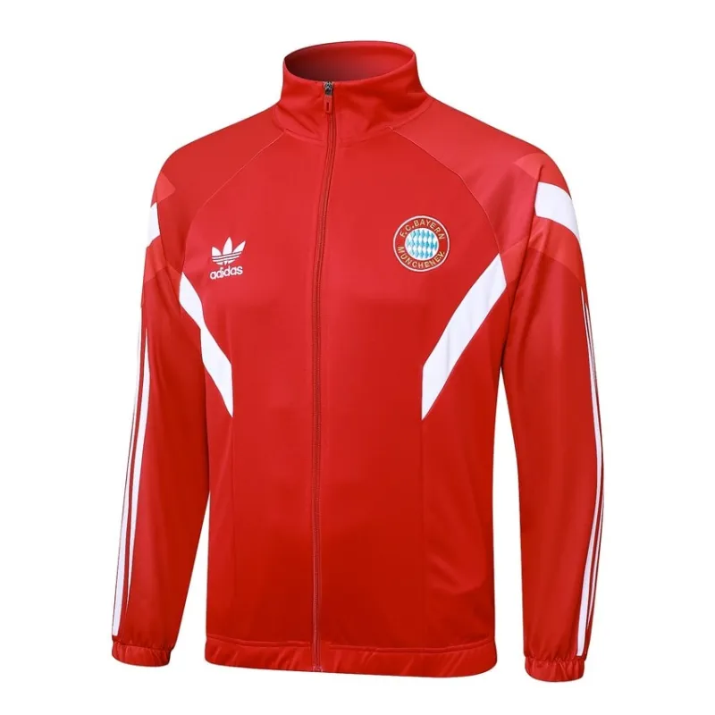 FC Bayern Munich 2024/25 VESTE Training Suit - Burgundy