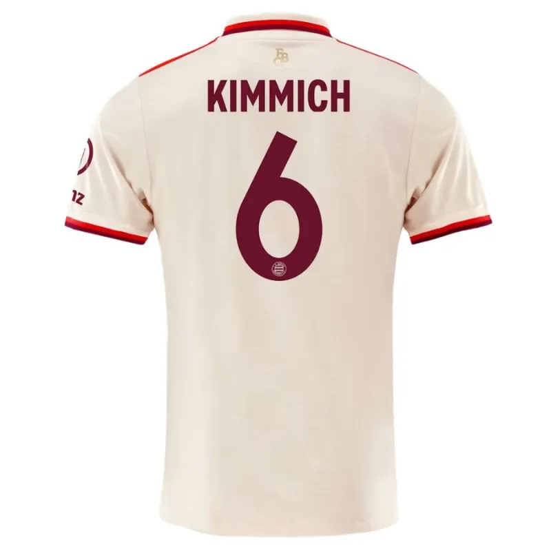 KIMMICH Bayern Munich 2024/25 Maillot Tertiaire - Crème