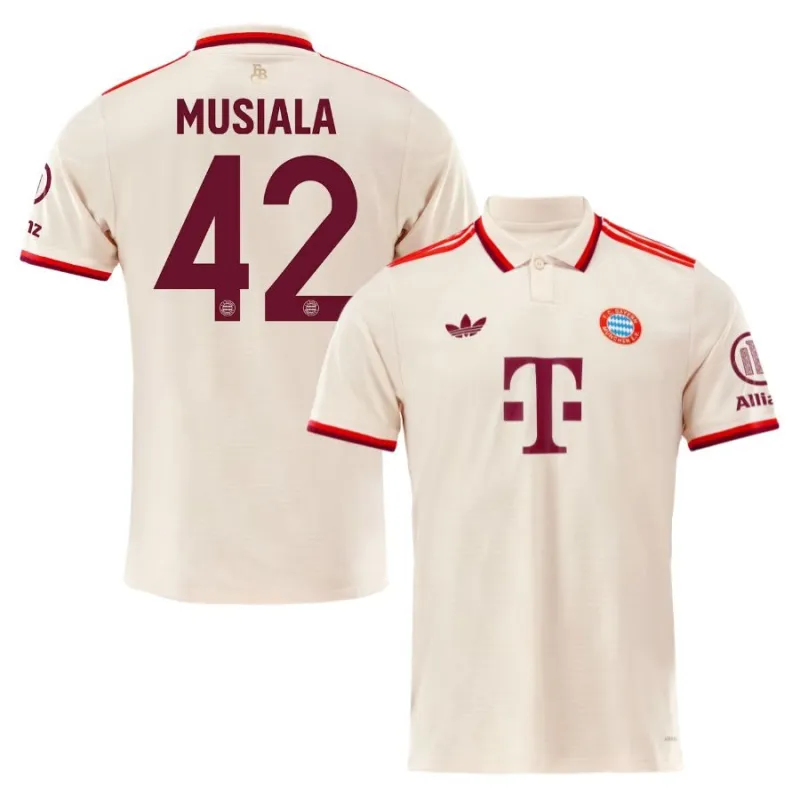 MUSIALA Bayern Munich 2024/25 Third Jersey - Cream
