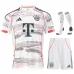 Kit infantil de Bayern Munich 2025/26 visita - Blanco