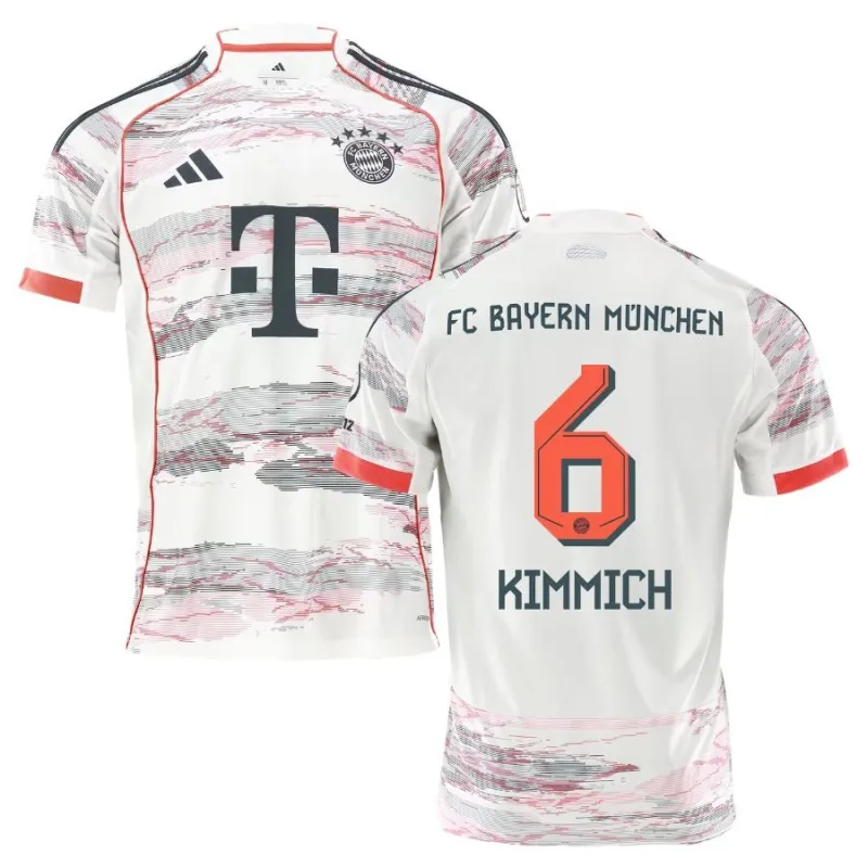 Bayern Munich KIMMICH 2025/26 Away Jersey - White
