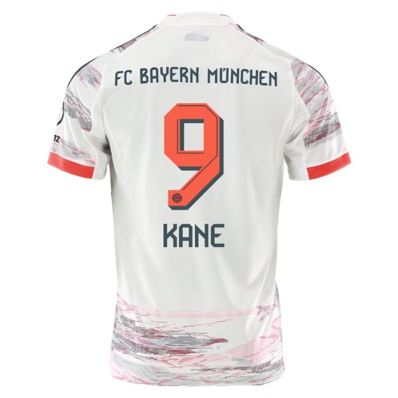 Bayern Munich KANE 2025/26 Away Jersey - White
