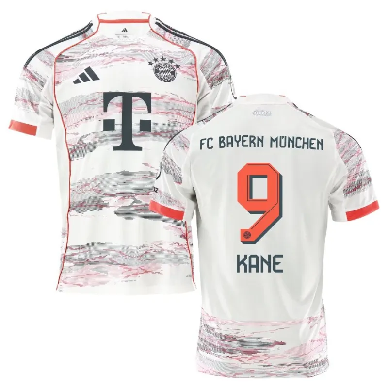 Bayern Munich KANE 2025/26 Away Jersey - White