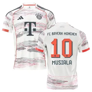 Maillot d'extérieur Bayern Munich MUSIALA 2025/26 - Blanc