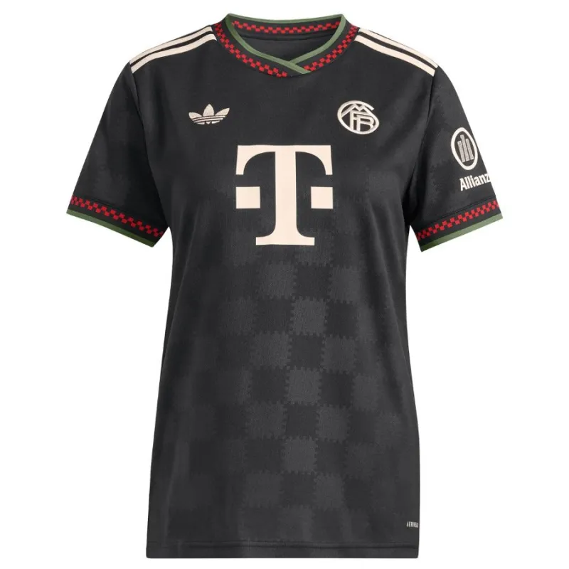 Bayern Munich 2025/26 Camiseta Femenina Tercera - Negra