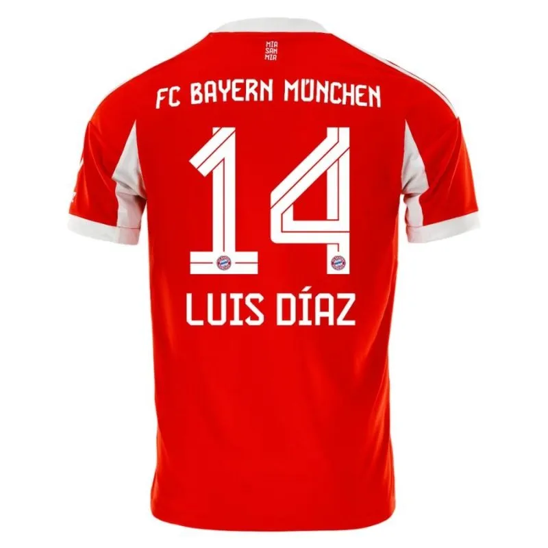 Bayern München LUIS DIAZ 2025/26 Heimtrikot - Rot