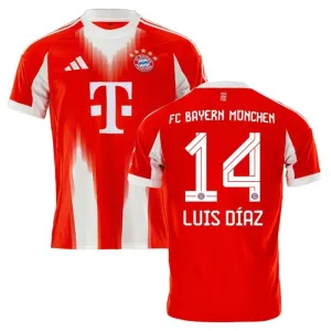 Bayern Monaco LUIS DIAZ 2025/26 Maglia Home - Rosso
