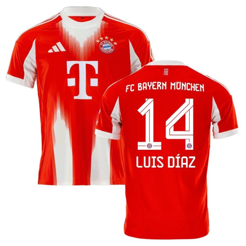 Bayern München LUIS DIAZ 2025/26 Heimtrikot - Rot