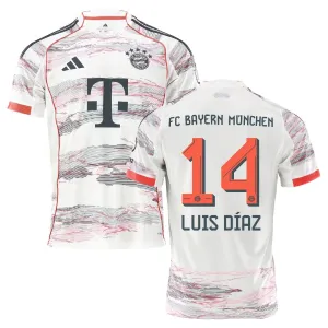 Bayern Munich LUIS DIAZ Maillot Extérieur 2025/26 - Blanc