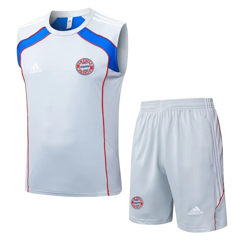 Bayern München 2025/26 Shorts- und Weste-Set - Grau