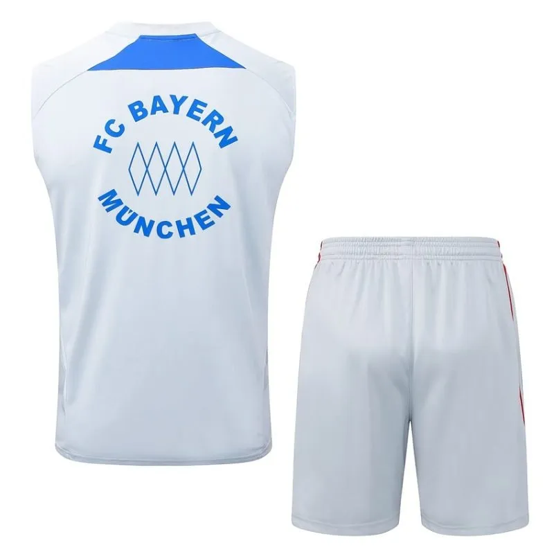 Bayern München 2025/26 Shorts- und Weste-Set - Grau