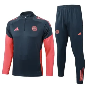 Bayern Munich 2025/26 Tracksuit - Black/Red