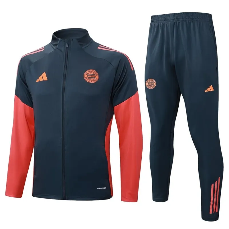 Bayern Munich 2025/26 Sports Jacket - Black/Red