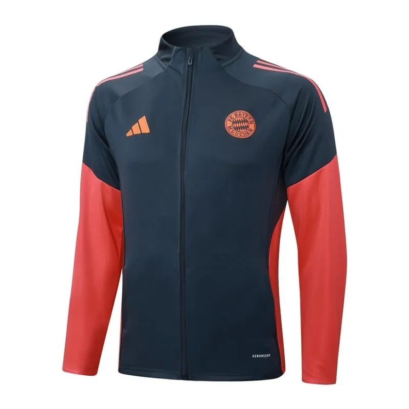 Bayern Munich 2025/26 Sports Jacket - Black/Red
