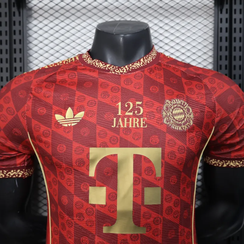 Bayern Munich 2025/26 Anniversary Edition Player Jersey - Red