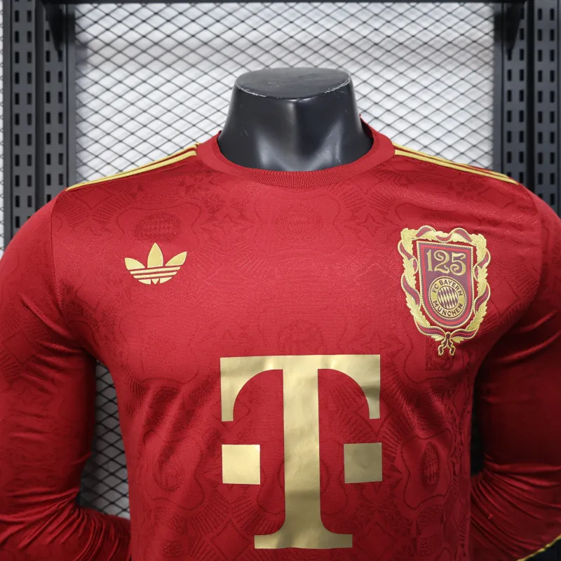 Bayern de Múnich Camiseta de Jugador de Manga Larga Edición de Aniversario 2025/26 - Rojo