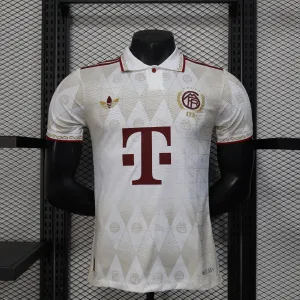 Bayern Monaco Maglia Giocatore Edizione di Anniversario 2025/26 - Bianco