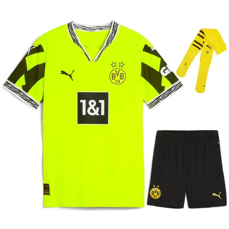 BVB Borussia Dortmund 2024/25 Kinder Replica Kit - Neon