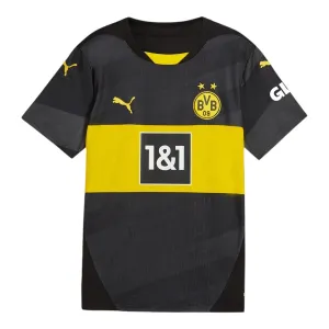 Borussia Dortmund 2024/25 Auswärtstrickot Kinder Replica - Schwarz