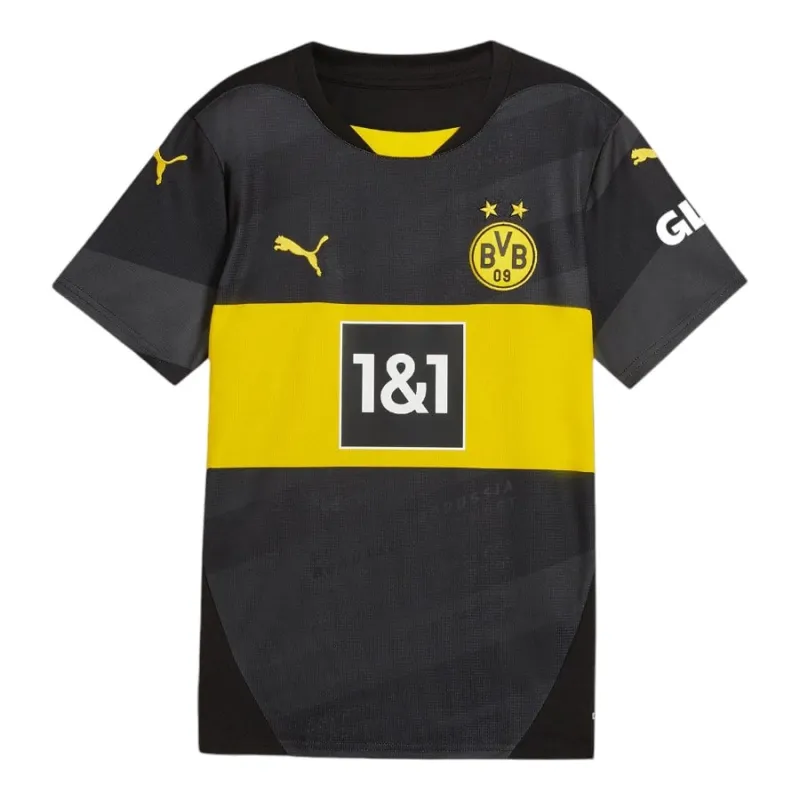 Borussia Dortmund 2024/25 Maillot Extérieur Enfant Réplique - Noir