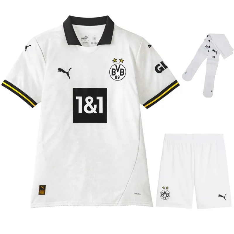 Borussia Dortmund 2024/25 Maglia Terza Bambino Replica - Bianca