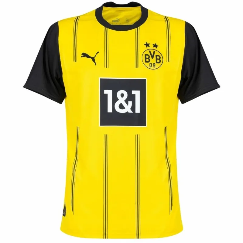 Kit Domicile Junior Borussia Dortmund 2024/25 avec Reus - Version Supporter (Jaune)