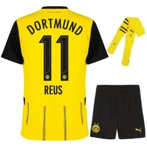 Kinder-Heimtrikot-Set von Borussia Dortmund 2024/25 mit Reus - Fan-Version (Gelb)