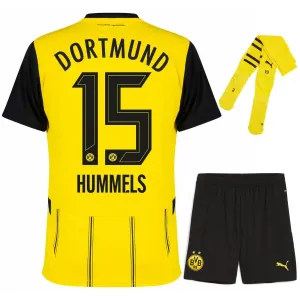 Kinder-Heimtrikot-Set von Borussia Dortmund 2024/25 mit Hummels - Fan-Version (Gelb)