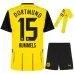 Conjunto de Camiseta Domicilio Infantil de Borussia Dortmund 2024/25 con Hummels - Versión de Aficionado (Amarillo)