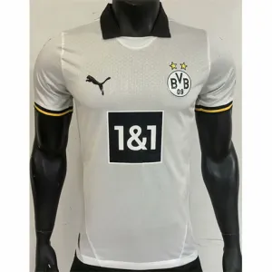 Borussia Dortmund 2024/25 drittes Auswärtstrickot, Spielerversion, weiß