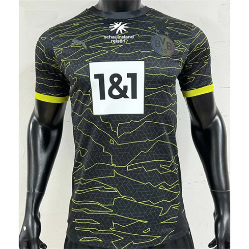 Borussia Dortmund 2024/25 Spielerversion Trikot, schwarz