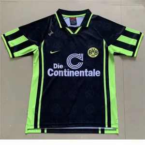 Borussia Dortmund 1996 away retro jersey, black