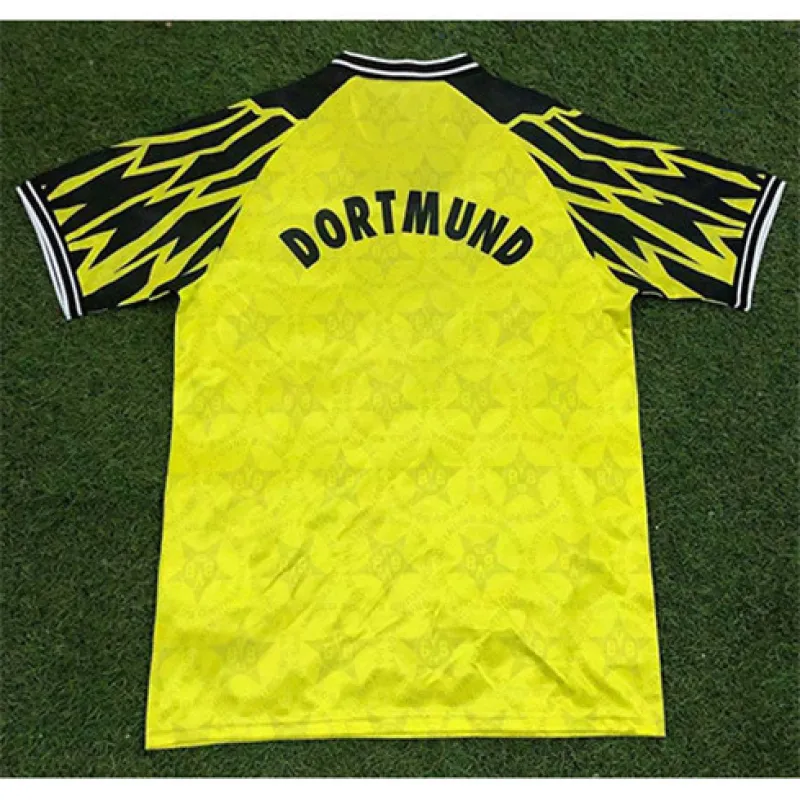 Borussia Dortmund 1994 - 95 home retro jersey, yellow